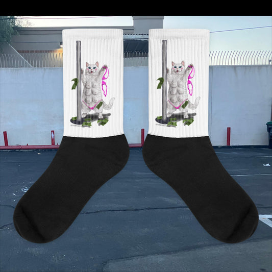 Plastic Titty Kitty Socks